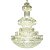 Lustre Cristal Imperial Cromado D80xH120CM -Smart Norte - Imagem 1
