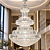 Lustre Pendente Cristal Imperial Cromado D80xH120CM - Imagem 6