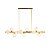 Lustre Esfera Barra Dourada 113CM - Smart Norte - Imagem 1