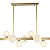 Lustre Esfera Barra Dourada 113CM - Smart Norte - Imagem 2