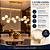 Lustre Pendente Esfera Barra Dourada 113cm - Smart Norte - Imagem 3