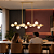 Lustre Pendente Esfera Barra Dourada 113cm - Smart Norte - Imagem 5