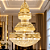 Lustre Cristal Imperial Gold 120CM - Smart Norte - Imagem 2