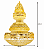 Lustre Cristal Imperial Gold 120CM - Smart Norte - Imagem 7