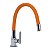 Torneira cozinha gourmet silicone flexível Laranja - Imagem 2