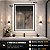 Espelho Led Para Banheiro Retangular Touch 3 Cores de Luz Com Desembaçador e Display Digital 80x60 cm Bivolts 110V /220V - Imagem 4