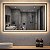 Espelho LED Retangular Touch 3 Cores de Luz Com Desembaçador e Display Digital 60x80 cm Bivolts - Imagem 7