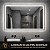 Espelho LED Retangular Touch 3 Cores de Luz Com Desembaçador e Display Digital 60x80 cm Bivolts - Imagem 3