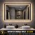 Espelho LED Retangular Touch 3 Cores de Luz Com Desembaçador e Display Digital 60x80 cm Bivolts - Imagem 5