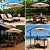 Ombrelone Guarda Sol Premium de Luxo Impermeável Com Haste Lateral 3m Para Piscina Jardim Área Externa - Imagem 5