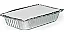 BANDEJA ALUMINIO M184 1500ML C/ 100UN - MELLO - Imagem 2