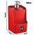 Dispenser/Porta Detergente Slim Vermelho Solido de Plástico - Imagem 2