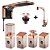 Kit Completo Banheiro Rose Gold - Chuveiro 220V 7800W ,Torneira e Válvula Lorenzetti + Kit Banheiro Slim 4pçs UZ - Imagem 1