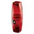 Porta Escova com Tampa Premium Vermelho Translúcido de Plástico UZ - Imagem 1