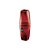 Porta Escova com Tampa Premium Vermelho Translúcido de Plástico UZ - Imagem 3