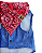 Roupa Pet Camisa Pet - REGATA ESTAMPA JEANS C/ BANDANA - Imagem 2
