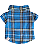 Roupa Pet Camisa de Cachorro - XADREZ AZUL 01 - Imagem 3