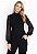 Blusa Maria Paes Manga Longa Tule Preto - Imagem 1