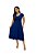 Vestido Maria Paes Azul Midi - Imagem 4