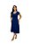 Vestido Maria Paes Azul Midi - Imagem 3