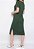 Vestido Maria Paes Midi de Manga Verde - Imagem 2