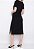 Vestido Maria Paes Midi de Manga Preto - Imagem 2