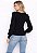 Blusa Maria Paes Manga Longa Preta - Imagem 3