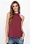 Blusa Maria Paes Gola Alta Vinho - Imagem 4