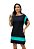 Vestido Maria Paes Curto Preto e Verde - Imagem 5