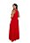 Vestido Maria Paes Longo Vermelho - Imagem 2