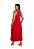 Vestido Maria Paes Midi Vermelho - Imagem 2