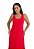 Vestido Maria Paes Midi Vermelho - Imagem 3