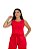 Conjunto  Maria Paes Calça Pantacourt e Regata  Vermelho - Imagem 4