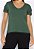Blusa Maria Paes Dois Babados Verde Militar - Imagem 1