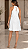 Vestido Maria Paes Gola Alta Branco - Imagem 2