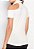 Blusa Maria Paes Ombro Aberto Off White - Imagem 2