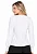 Blusa Maria Paes Manga Longa Branca - Imagem 2