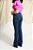 Calça Microflare Aurora Recortes - Jeans Escuro - Imagem 4