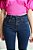 Calça Microflare Aurora Recortes - Jeans Escuro - Imagem 3