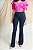 Calça Microflare Aurora Recortes - Jeans Escuro - Imagem 2