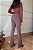 Calça Boot Cut Petra - Sarja Marrom - Imagem 2