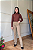 Calça Boot Cut Petra - Sarja Bege - Imagem 1