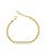Pulseira em prata 925 com zircônias - escolha a cor - Imagem 1