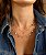 Colar de gotinhas em prata 925 com ouro 18K - Imagem 2
