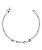 Pulseira riviera amor em ródio - Imagem 1