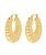 Argola Shell ouro 18K - Imagem 1
