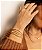 Pulseira Naomi cristal em prata e ouro 18K - Imagem 1