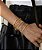Bracelete Citrino em prata com ouro 18K - Imagem 4