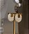 Argola Céline ouro 18k - Imagem 1