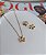 Colar Flower prata e ouro 18K - Imagem 3